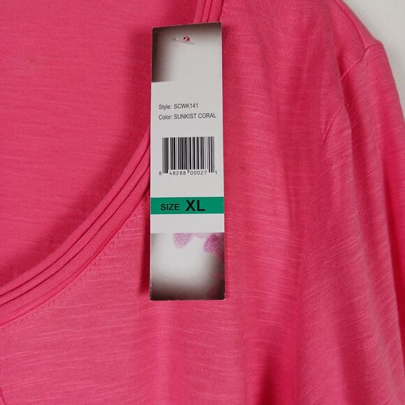 Kiara XL Long Sleeve Embellished Pullover Pink New - Picture 8 of 10